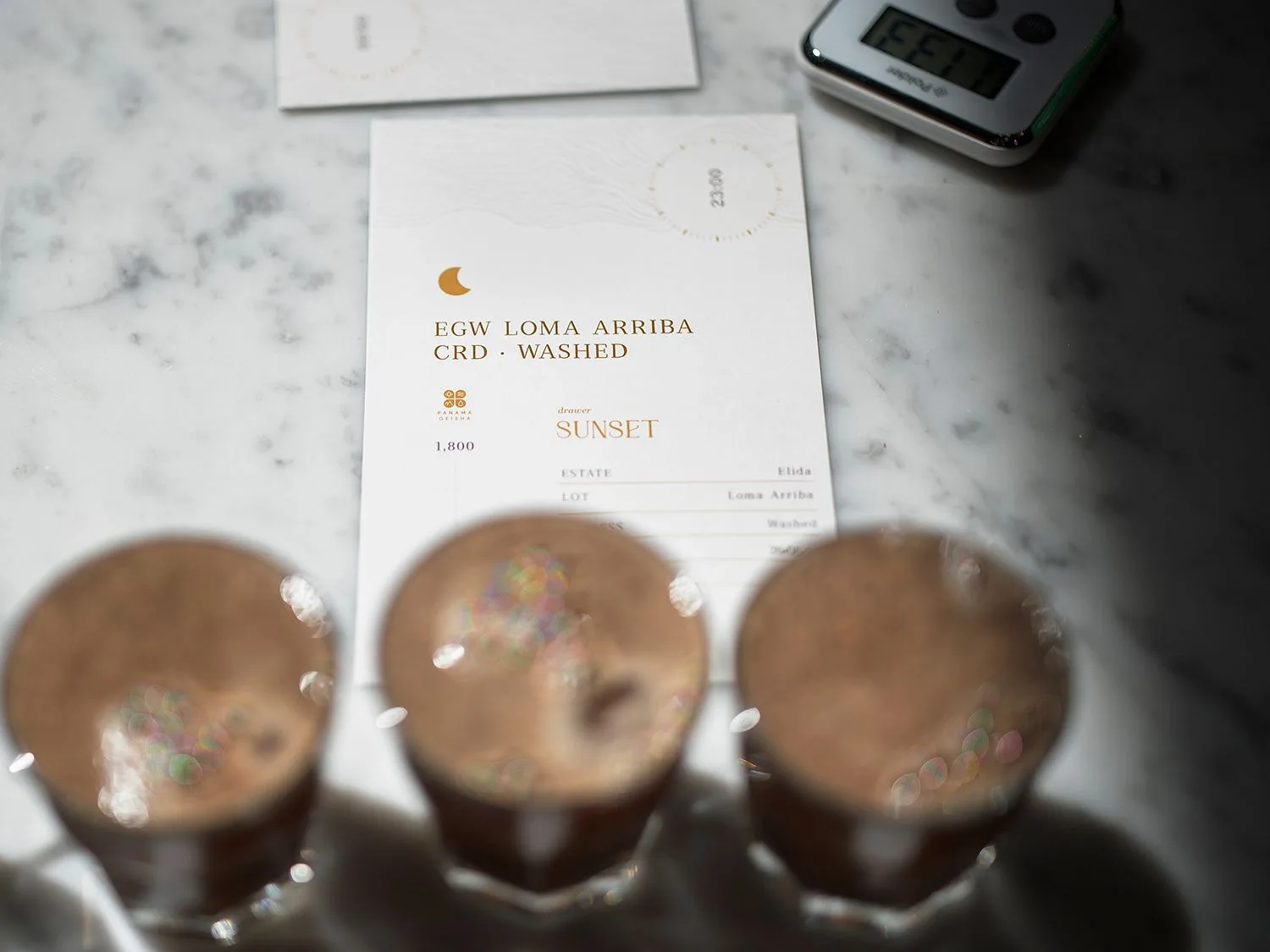 Cupping Elida Estate auction 2026