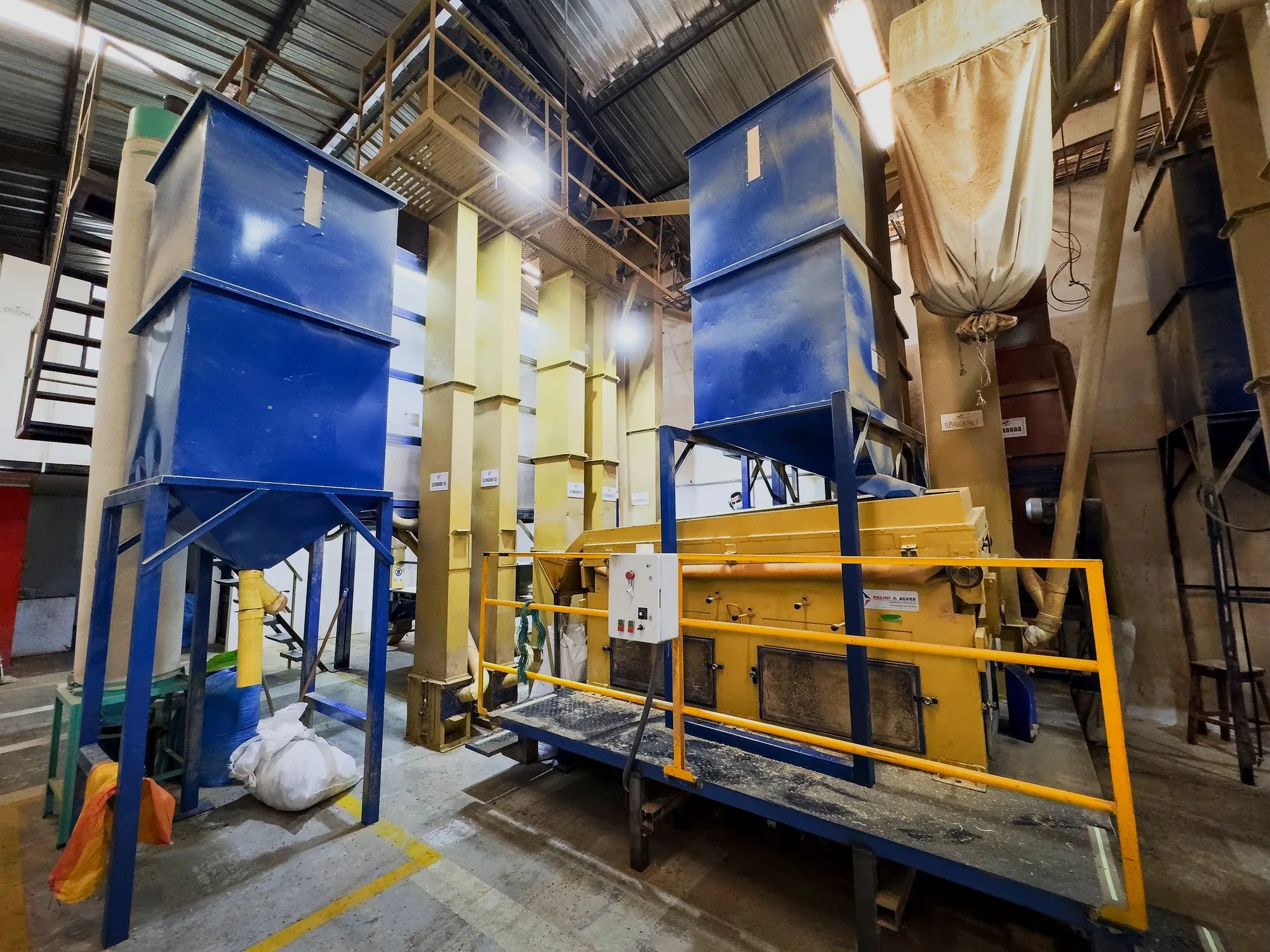 Machinery that coffee producers would struggle to own and operate
