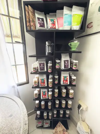 A shrine of friends and domestic offerings