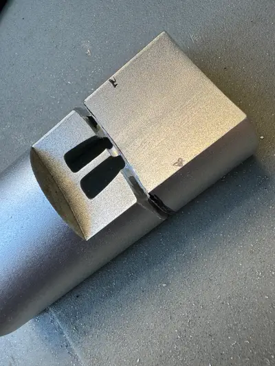 Most of the inner part could go, only the top part is needed as a screw point