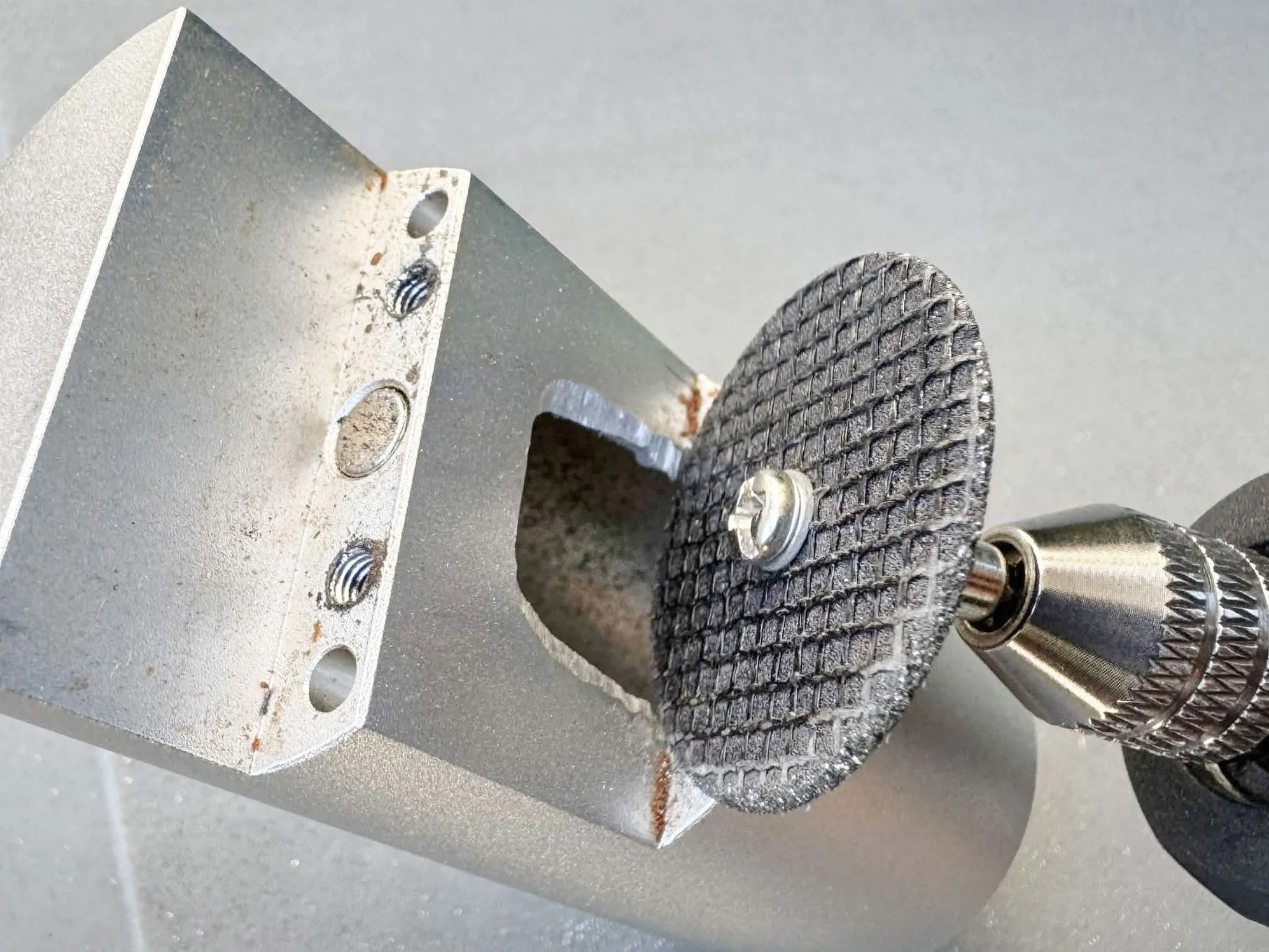 Modifying Option-O P100’s exit chute