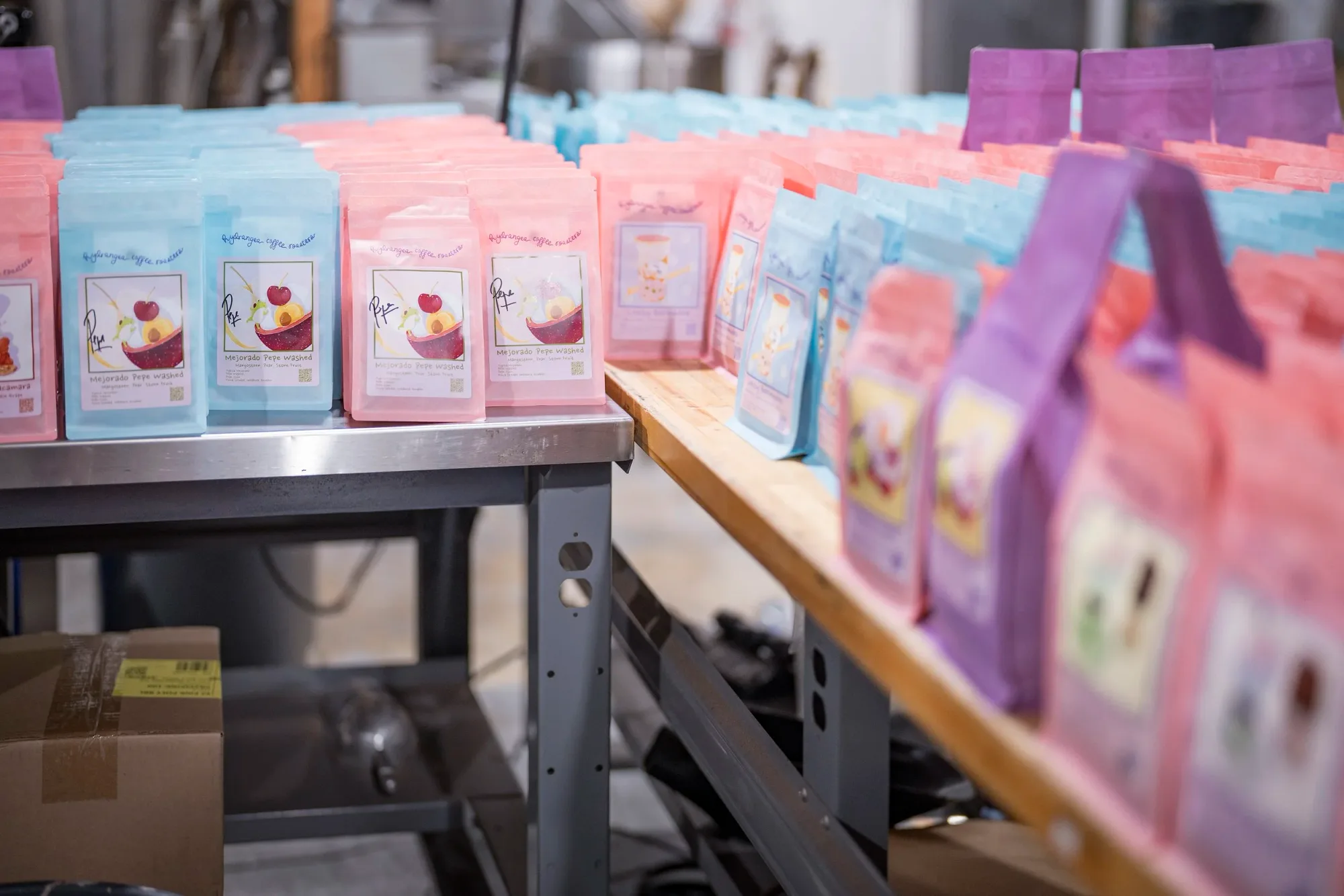 While roasting and production was in full swing, Pepe signed bags so that the folks who bought it could have something a little extra surprise