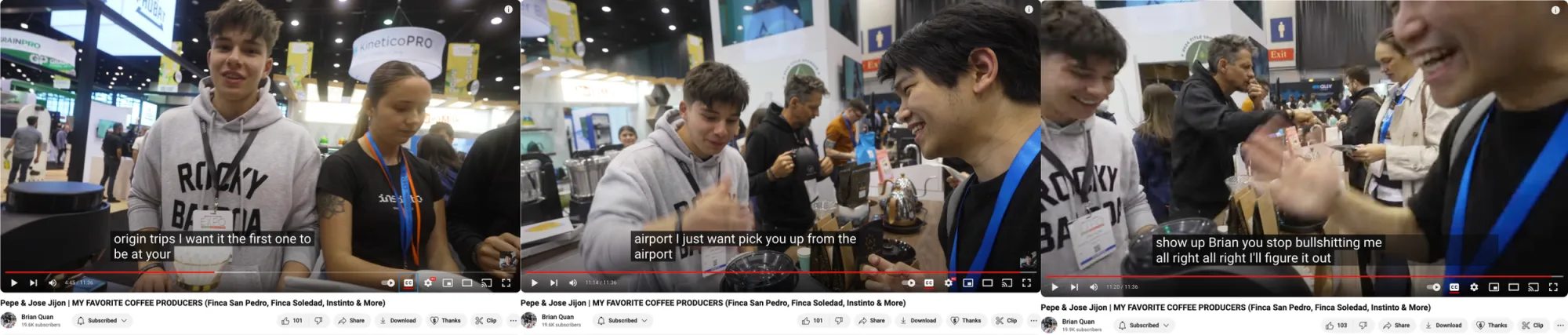 What a move to get the Youtuber to commit on camera